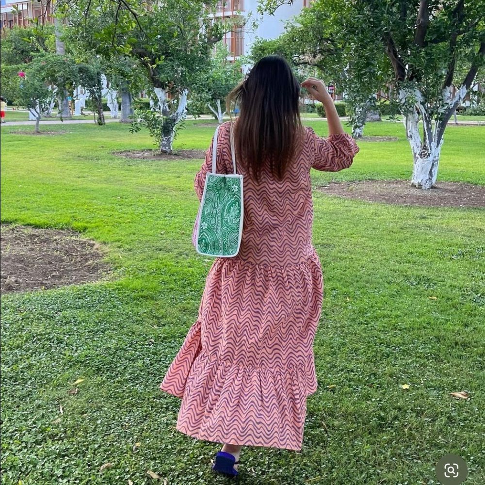 ZARA PRINTED MIDI DRESS - Picture 16 of 16